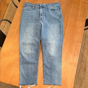Madewell The Vintage Perfect Jean with Frayed Hem